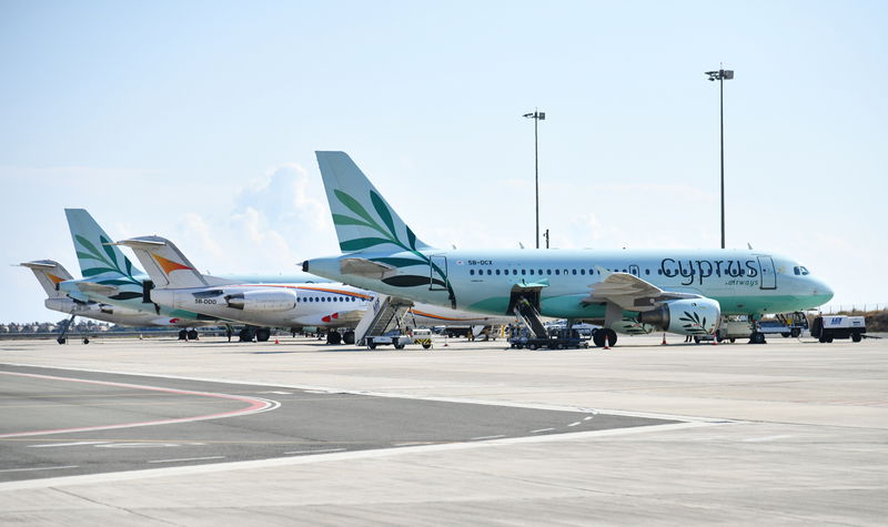 Glafcos Clerides Airport is a hub for Cyprus Airways.